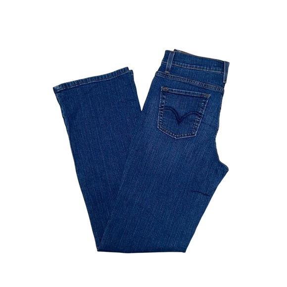 Levi’s 512 Perfectly Slimming Boot Cut Denim Jeans Blue - Picture 9 of 13